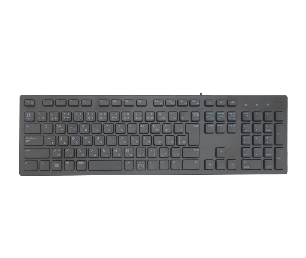 USB 有線キーボード 中古 日本語配列 / 104キー / 動作確認済 / 約1.8mケーブル