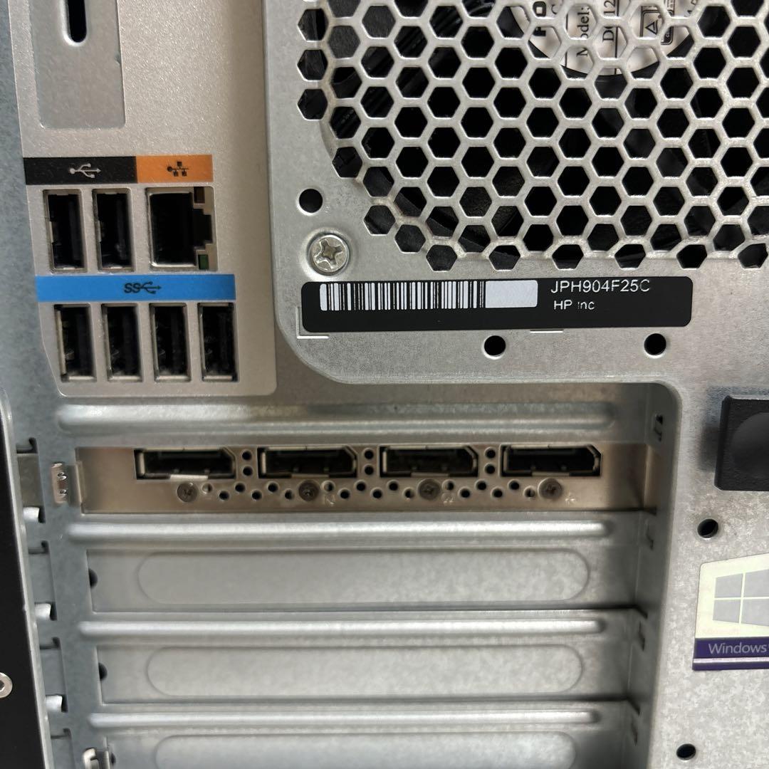 HP Z2G4CMT(Win10Pro ) Xeon E-2124G / 16GB / SSD 512GB / Quadro P2000 / Sマルチ / 電源付
