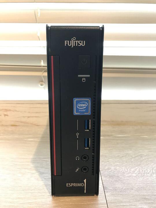 Fujitsu ESPRIMO Q558/B Celeron G4930T/ 4GB/ SSD 256GB/ 小型デスクトップ