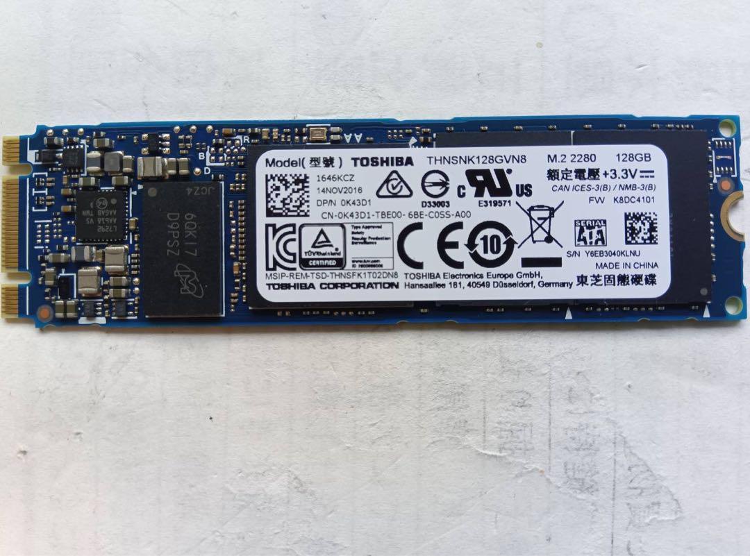 TOSHIBA THNSK128GVN8 128GB SSD / バラ売り対応 / 単品販売