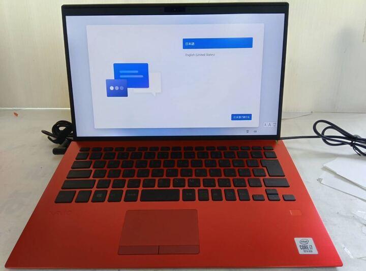 VAIO VJS142C12N(Win10Pro) Core i7-10710U / 16GB / SSD 2TB / 14インチ / カメラ付