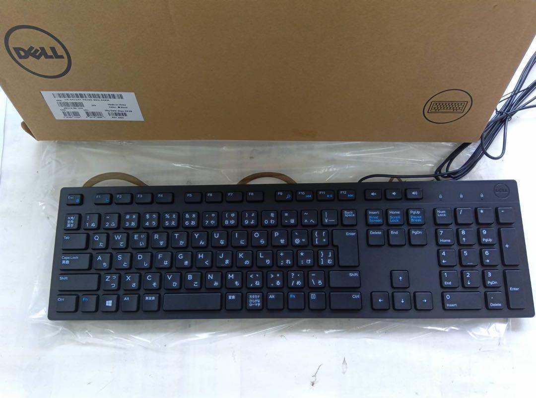 USB 有線キーボード 中古 日本語配列 / 104キー / 動作確認済 / 約1.8mケーブル