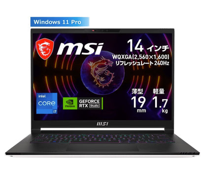 MSI Stealth 14 Studio A13VE Core i7-13620H / 16GB / SSD 512GB / RTX 4050 / 14インチ