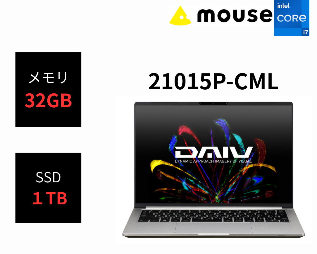 マウスコンピューター 21015P-CML 動作確認済 ノートパソコン｜ビジネス用・高性能・GTX搭載モデル