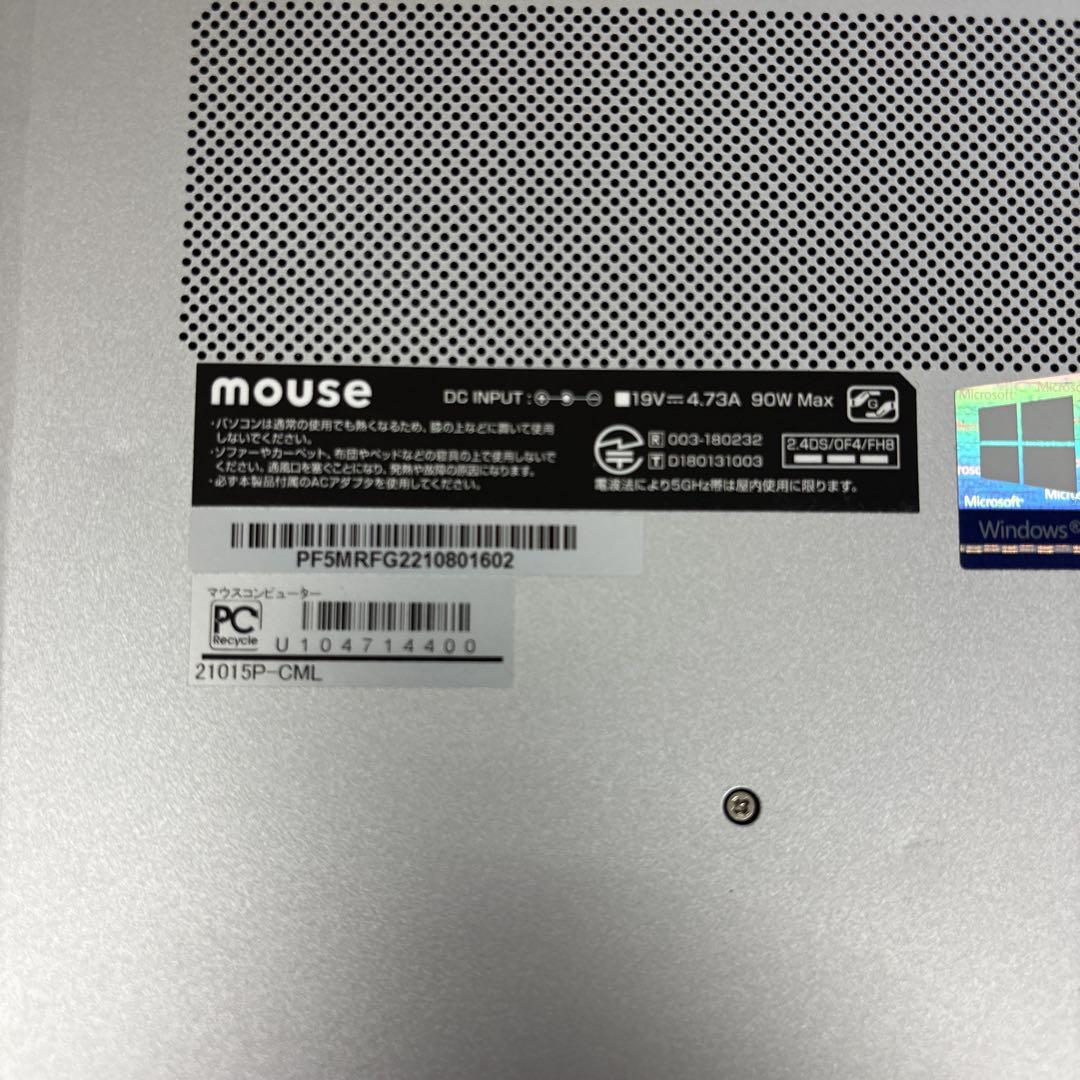 マウスコンピューター 21015P-CML 動作確認済 ノートパソコン｜ビジネス用・高性能・GTX搭載モデル