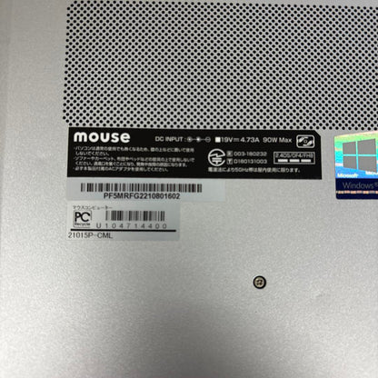 マウスコンピューター 21015P-CML 動作確認済 ノートパソコン｜ビジネス用・高性能・GTX搭載モデル