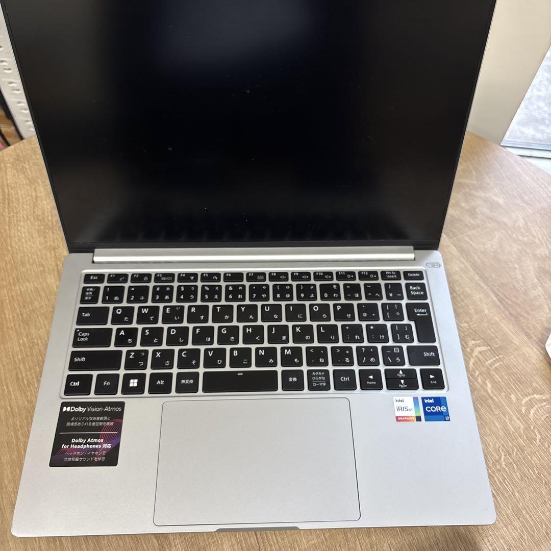 マウス NTPC Core i7-1260P / 16GB / SSD 512GB / 13.3インチ / カメラ付 / BIOS確認済