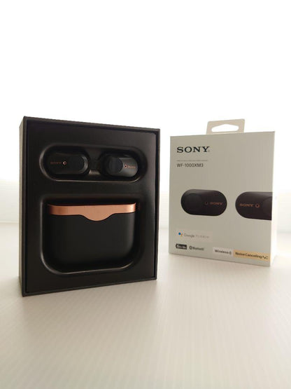 SONY WF-1000XM3  ブラック / ノイズキャンセリング / Bluetoothワイヤレス / 純正ケース・箱付き