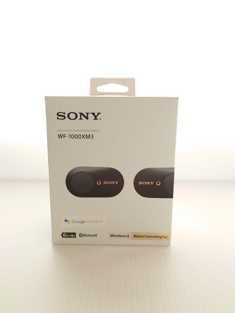 SONY WF-1000XM3  ブラック / ノイズキャンセリング / Bluetoothワイヤレス / 純正ケース・箱付き