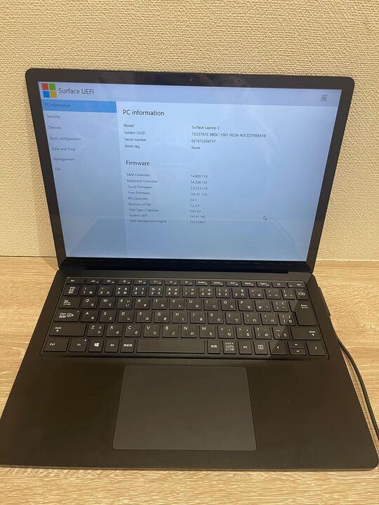 Microsoft Surface Laptop 3 Core i7-1065G7 / 16GB / SSD 1TB / 13.5インチ / タッチ対応・カメラ付