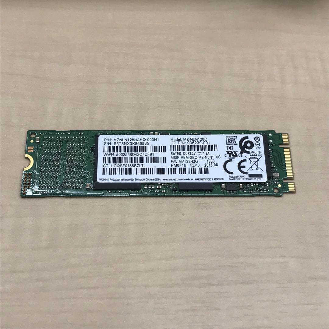 SAMSUNG MZ-NLN128C  128GB SSD / 単品販売